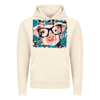 Vintage Artic gemstone and cowhide pig Vintage Hoodie - RanaPortraitStore