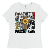 Faith Cross Ladies Tee | Teevron