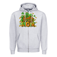 Lucky Mom  St. Patrick's Day Zipper Hoodie | Teevron
