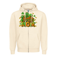Sandshell Lucky Mom  St. Patrick's Day Zipper Hoodie - CowGirlArtShop