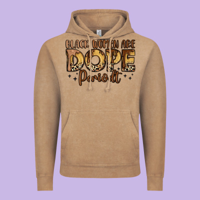 Black Women Are Dope Periodt Vintage Hoodie Designed By Lillyallendesigns