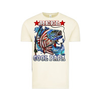 Vintage Arctic reel cool papa american flag bass fishing Vintage Tee - LillyAllenDesigns