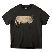 Asphalt Suffolk Sheep Heavy Core Tee - LillyAllenDesigns