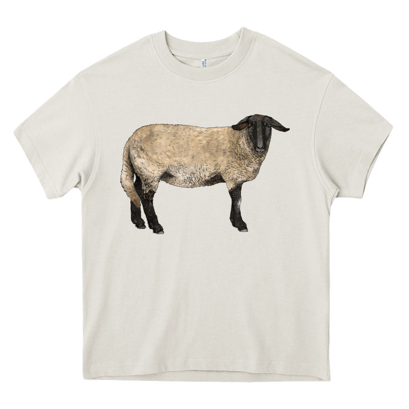 Suffolk Sheep Heavy Core Tee by LillyAllenDesigns | Teevron