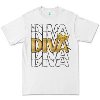 White diva Premium Tee - MaliasSmallBusiness