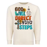 Sandshell God Will Direct Your Steps Premium Sweatshirt - BundleAndBundleShop
