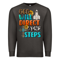 Smoke God Will Direct Your Steps Premium Sweatshirt - BundleAndBundleShop
