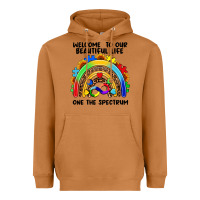 Meerkat Autism rainbow Heavyweight Hoodie - FaDigitalArtStudio