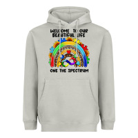 Moon Dust Autism rainbow Heavyweight Hoodie - FaDigitalArtStudio