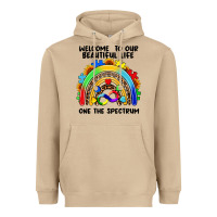 Mushroom Autism rainbow Heavyweight Hoodie - FaDigitalArtStudio