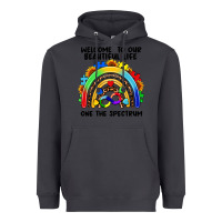 Smoke Autism rainbow Heavyweight Hoodie - FaDigitalArtStudio
