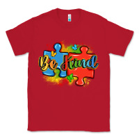 Red be kind autism Classic Tee - LillyAllenDesigns