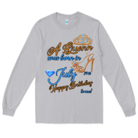 Moon Dust A Queen Was Born In July 24th Happy Birthday Long Sleeve Tee - Bettercallsaul