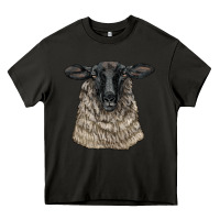 Asphalt Suffolk Sheep Head Heavy Core Tee - LillyAllenDesigns