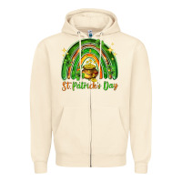 Sandshell St. Patrick's Day rainbow Zipper Hoodie - HowdyJamesFarm