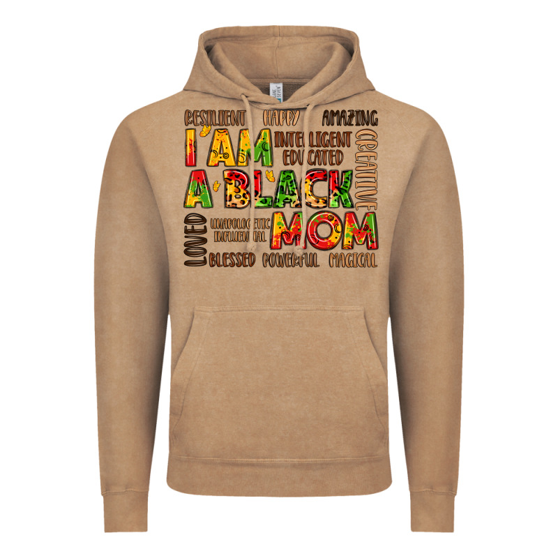 I Am A Black Mom Vintage Hoodie by LillyAllenDesigns | Teevron