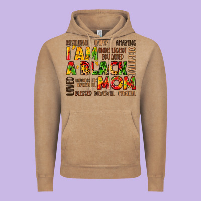 I Am A Black Mom Vintage Hoodie Designed By Lillyallendesigns