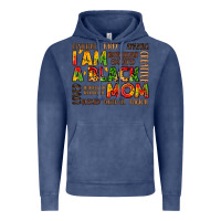 Vintage Denim i am a black mom Vintage Hoodie - LillyAllenDesigns