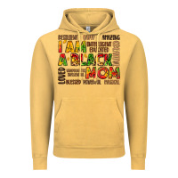 Vintage Mustard i am a black mom Vintage Hoodie - LillyAllenDesigns