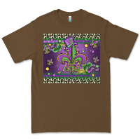 Cacao mardi gras fleur de lis Premium Tee - MaliasSmallBusiness