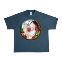 Midnight Navy silkie chicken christmas Urban Heavy Tee - LillyAllenDesigns