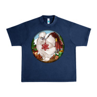 Navy silkie chicken christmas Urban Heavy Tee - LillyAllenDesigns