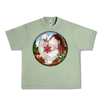 Oil Green silkie chicken christmas Urban Heavy Tee - LillyAllenDesigns