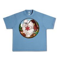 Pebble Blue silkie chicken christmas Urban Heavy Tee - LillyAllenDesigns