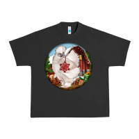 Pigment Black silkie chicken christmas Urban Heavy Tee - LillyAllenDesigns