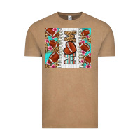 Vintage Coffee american football mom Vintage Tee - LillyAllenDesigns