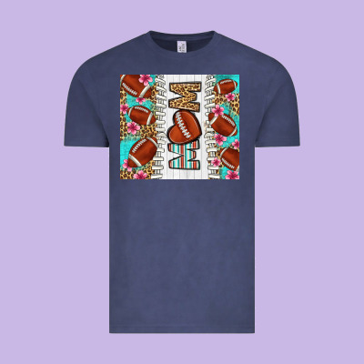 American Football Mom Vintage Tee Designed By Lillyallendesigns