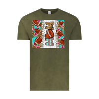 Vintage Olive american football mom Vintage Tee - LillyAllenDesigns