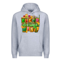 Heather Grey Nacho average mini Premium Hoodie - FaDigitalArtStudio