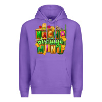 Purple Nacho average mini Premium Hoodie - FaDigitalArtStudio
