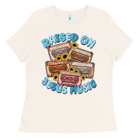 Bone raised on jesus music Ladies Tee - MaliasSmallBusiness