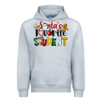 Heather Grey santa's favorite student christmas Urban Hoodie - LillyAllenDesigns