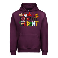 Mauve Wine santa's favorite student christmas Urban Hoodie - LillyAllenDesigns