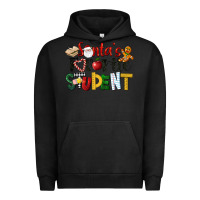 Pigment Black santa's favorite student christmas Urban Hoodie - LillyAllenDesigns