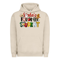 Pigment French Oak santa's favorite student christmas Urban Hoodie - LillyAllenDesigns
