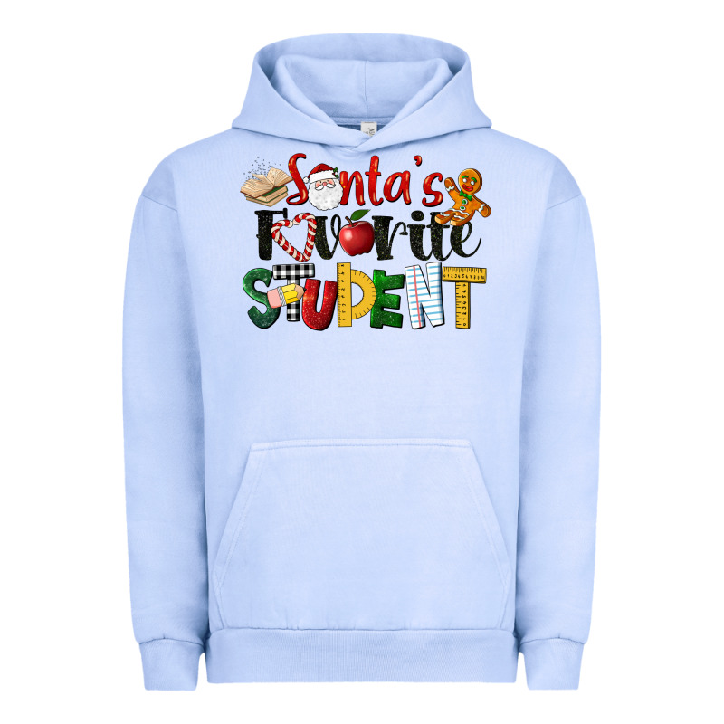 Santa's Favorite Student Christmas Urban Hoodie by LillyAllenDesigns | Teevron