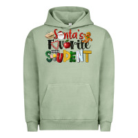 Pigment Oil Green santa's favorite student christmas Urban Hoodie - LillyAllenDesigns