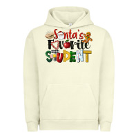 Pigment Pistachio santa's favorite student christmas Urban Hoodie - LillyAllenDesigns