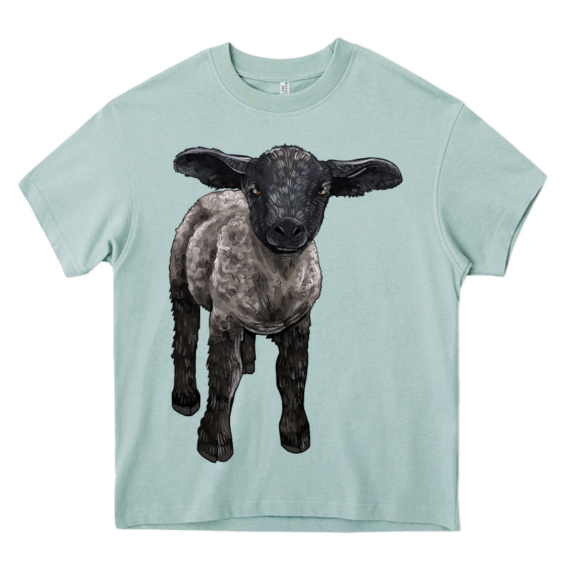 Suffolk Baby Sheep Heavy Core Tee by LillyAllenDesigns | Teevron
