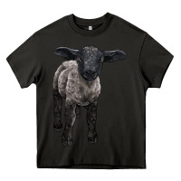Asphalt suffolk baby sheep Heavy Core Tee - LillyAllenDesigns