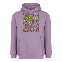 Lavender Mardi Gras Queen Heavyweight Hoodie - BundleAndBundleShop