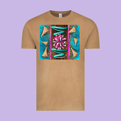 Cheer Mom Vintage Tee Designed By Lillyallendesigns