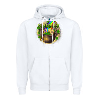 White shamrock farm Zipper Hoodie - CowGirlArtShop