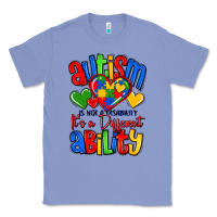 Colony Blue autism is not a disability it's a different abilit Classic Tee - LillyAllenDesigns