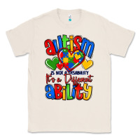 Natural autism is not a disability it's a different abilit Classic Tee - LillyAllenDesigns