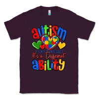 Plum autism is not a disability it's a different abilit Classic Tee - LillyAllenDesigns